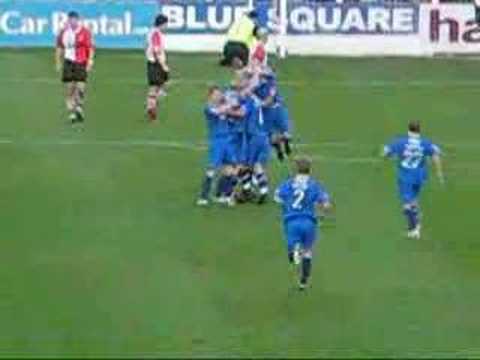 Woking 1-1 Droylsden - Kevin Lynch Goal (03/11/07)