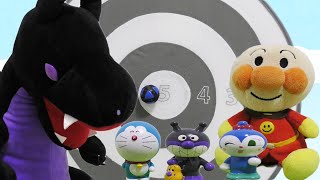 アンパンマン キッズアニメ　アンパンマンとお友達がダーツしてたら突然・・・。