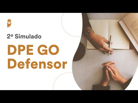 2º Simulado DPE GO Defensor - Correção