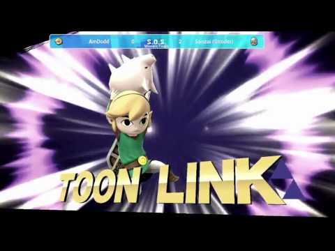 SOS12 Winners Finals - AmDodd (Toon Link/Meta Knight) vs SAK|Stroder (Sheik/Marth/Mario)