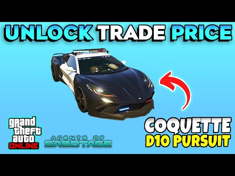 GTA 5 Online How to Unlock Coquette D10 Pursuit Police Car Trade Price