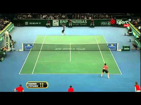 Parijs 2010 3e Ronde - Roger Federer vs Radek Stepanek