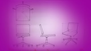 250924, Drafting of OFS Chair-4, Drafting/Perspective (Full)