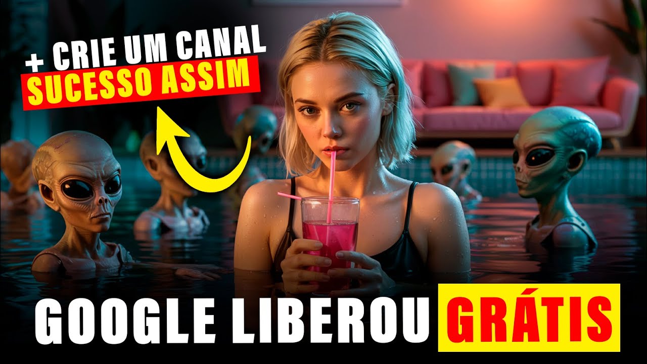 CRIE 1000 VÍDEOS EM 1 DIA! 🤯 NOVA IA DO GOOGLE ESTÁ IMPRESSIONANTE!