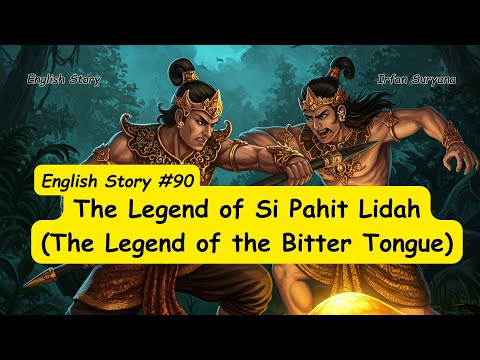 Learn English Through Story🔥|| The Legend of Si Pahit Lidah (The Bitter Tongue) || English Story 90
