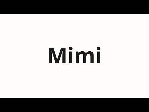 How to pronounce Mimi | Мими (Mimi in Russian)