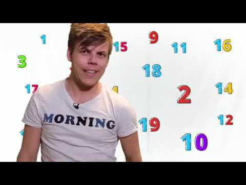 Cijfers tot 20 herkennen - Bewegend leren met meester Sander