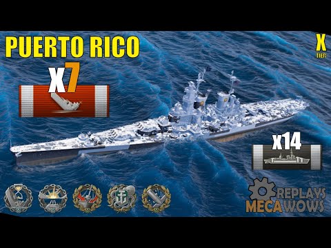 Puerto Rico 7 Kills & 235k Damage | World of Warships Gameplay