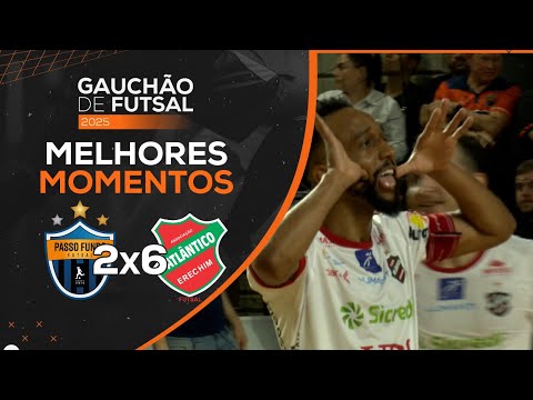 PASSO FUNDO 2 X 6 ATLÂNTICO | FINAL DO GAUCHÃO DE FUTSAL | MELHORES MOMENTOS | 13/12/2025
