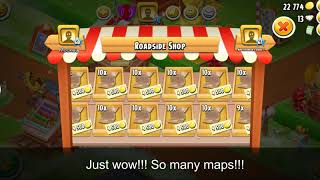 Hay Day   So many maps!!!!
