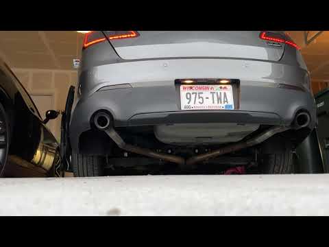 TAURUS SHO CATTED DOWNPIPES & MUFFLER DELETE
