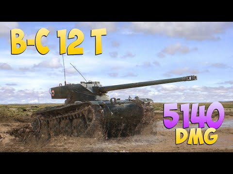 B-C 12 t - 3 Frags 5.1K Damage - All flanks! - World Of Tanks