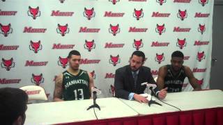 Postgame Manhattan Press Conference 2.23.15 (Marist)