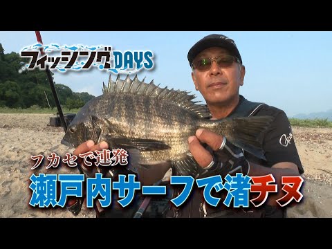 「フカセで連発　瀬戸内サーフで渚チヌ」