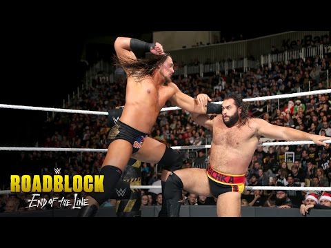 Big Cass vs. Rusev: WWE Roadblock: End of the Line 2016 Kickoff Match on WWE Network