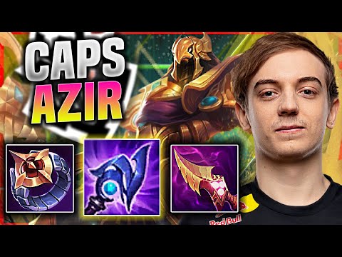 CAPS IS READY TO PLAY AZIR! - G2 Caps Plays Azir MID vs Karthus! | Season 11