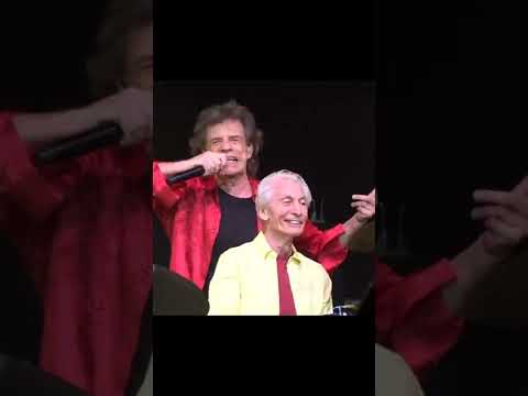 Thumbnail for Mick surprises Charlie and started singing behind his drum kit - #TheRollingStones | 2019 | #SHORTS by The Rolling Stones, Rolling Stones