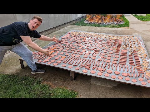 ISPEKAO SAM NAJVEĆI ROŠTILJ U SRBIJI ! *100kg mesa*