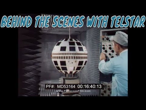 " BEHIND THE SCENES WITH TELSTAR "  1962 BELL TELEPHONE PROMO FILM  COMMUNICATIONS SATELLITE 53164