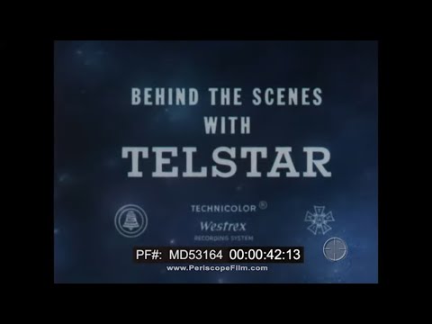 " BEHIND THE SCENES WITH TELSTAR "  1962 BELL TELEPHONE PROMO FILM  COMMUNICATIONS SATELLITE 53164