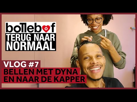 'TERUG NAAR NORMAAL' BELLEN MET DYNA EN NAAR DE KAPPER  | BOLLEBOF VLOG #7