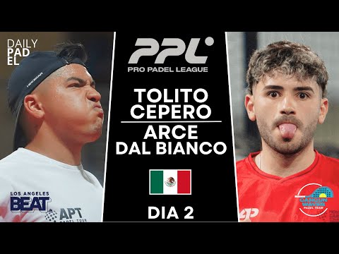 SHOWTIME | Tolito Aguirre & Cepero VS Arce & Dal Bianco | PRO PADEL LEAGUE | GUADALAJARA