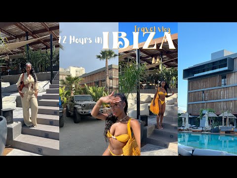 IBIZA HOLIDAY VLOG • luxury hotel • beach clubs • relaxing