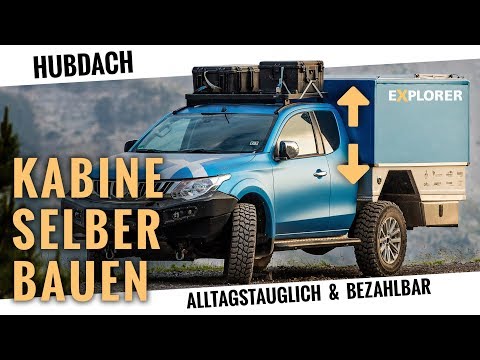Hubdach-Kabine: Bezahlbar und zum selber bauen ▬ Projekt Ursa minor