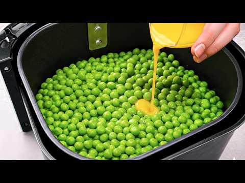 Залейте горошек яйцами в аэрогриле, и произойдет волшебство! Никто раньше этого не готовил!