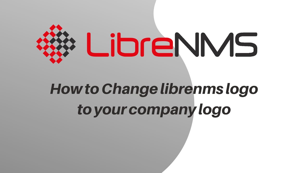 How to Change librenms logo to your company logo
