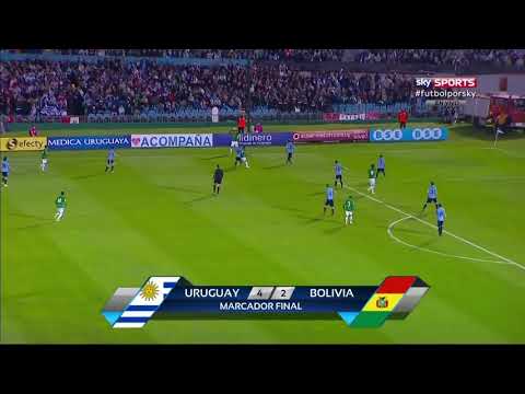 Uruguay vs Bolivia 4-2 resumen y goles eliminatorias conmebol 2017