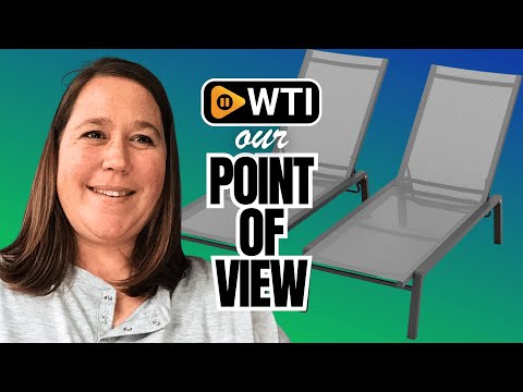 Patio Chaise Lounge Set of 2 with 4 Adjustable Backrest - WTI product video review
