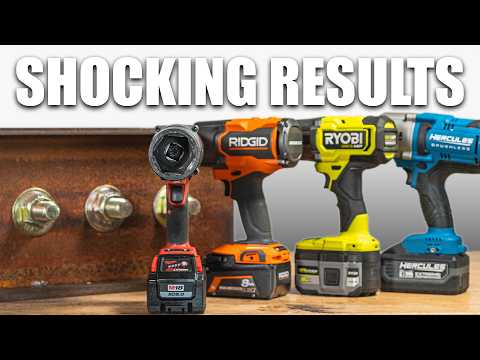 Cordless Impact Wrench Kit, 18V, Red, with 2 Batteries, Charger, and Carrying Case video review thumbnail