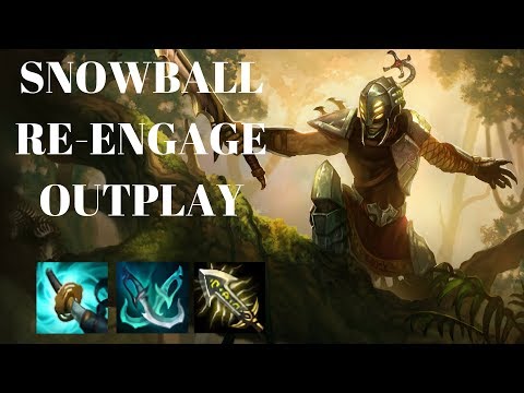 Master Yi Snowball Re-Engage Quadra Kill - LoL Outplay | ARAM