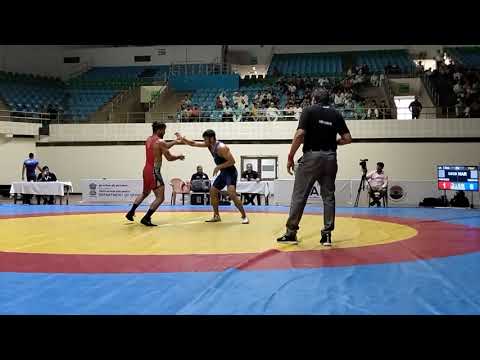 GR-72KG Final: Parveen SSCB vs Deepak Haryana Common Wealth Games 2022 Trials at IG Stadium