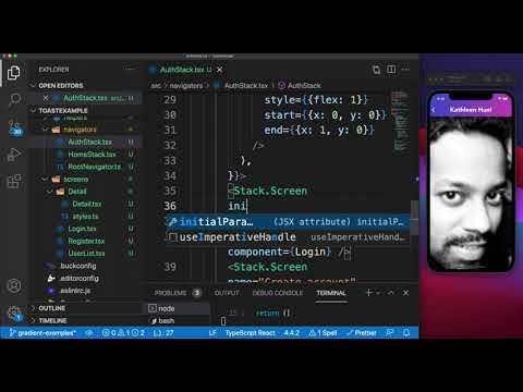 How To Use React Navigation With Typescript React Native Tutorial 3