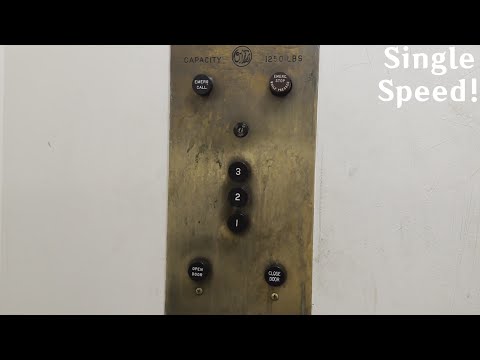 FINAL RIDE: VINTAGE 1960's OTIS Traction Elevator at an apartment building - Burnaby BC