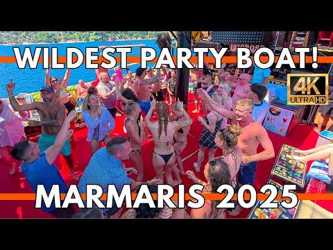 INSANE Party on the Sea! Big Boss Boat Tour Marmaris Turkey 2025