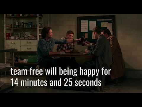 team free will being happy for 14 minutes and 25 seconds