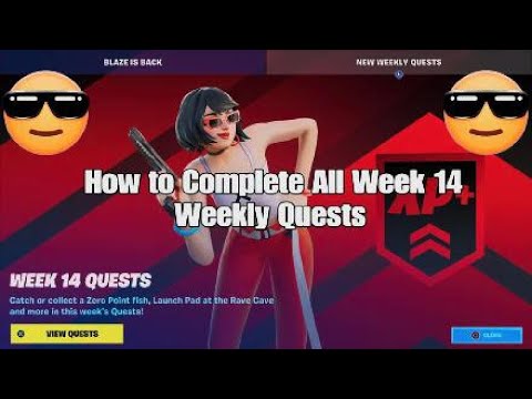 How to Complete All Fortnite Week 14 Weekly Quests - Challenge Guide and Tips