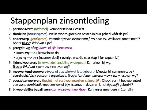 Uitleg grammatica | Stappenplan zinsontleding | Zo benoem je (bijna) alle zinsdelen!