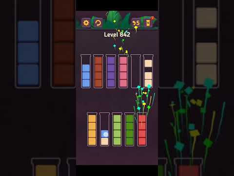 Complete Block King Sort Puzzle Level 841 to Level 844