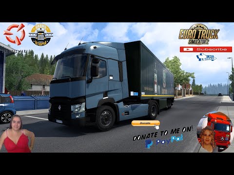 Euro Truck Simulator 2 (1.40 Beta) Renault Range T Delivery Grand Utopia map v1.10 + DLC's & Mods