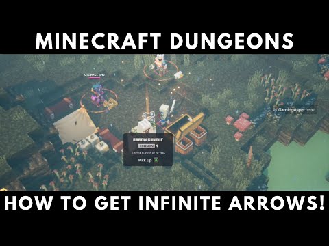 Antusj - Minecraft Dungeons How To Get Infinite Arrows!