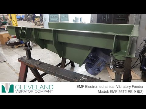 Electromechanical Vibratory Feeder for Raw Materials in Production - Cleveland Vibrator Co.
