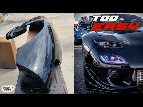 How to Fix a Fiberglass Feed Fender on a FD RX-7