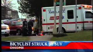 preview picture of video 'Man on bicycle struck by SUV'