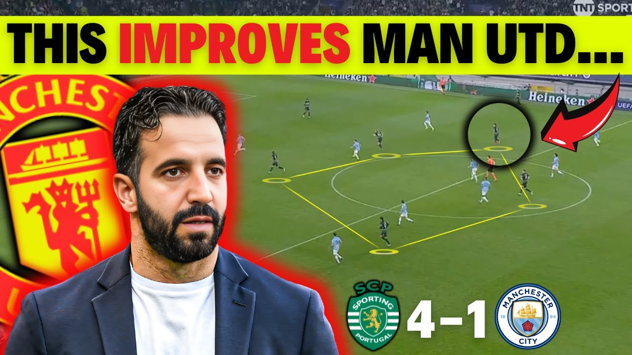 How Amorim's Patterns of Play Opened up Man City in this Goal...