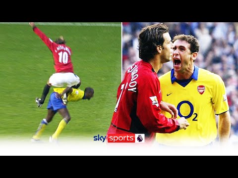 When Martin Keown and Ruud van Nistelrooy came to blows in The Battle of Old Trafford!