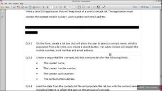 Java-Contacts Application Tutorial
